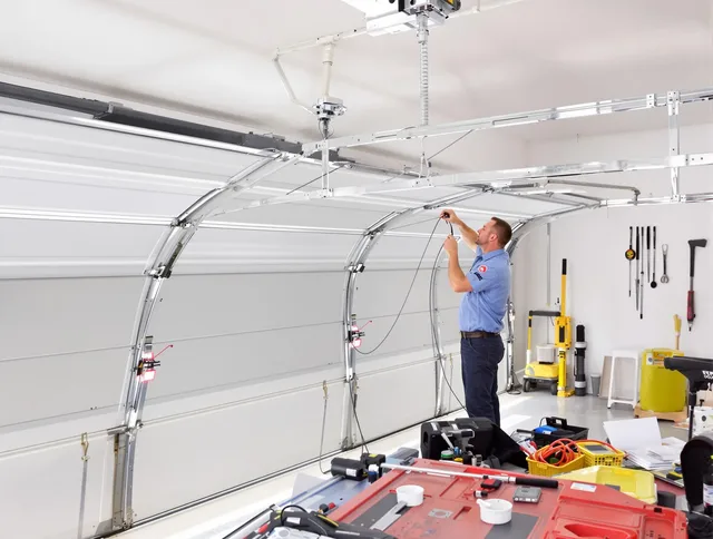 Garage door cable repair service by Madison Garage Door Repair in Madison