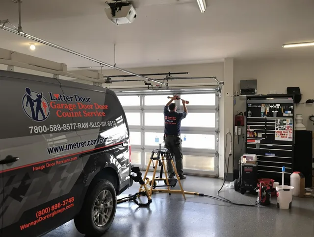 Madison Garage Door Repair team performing same-day garage door repair in Madison