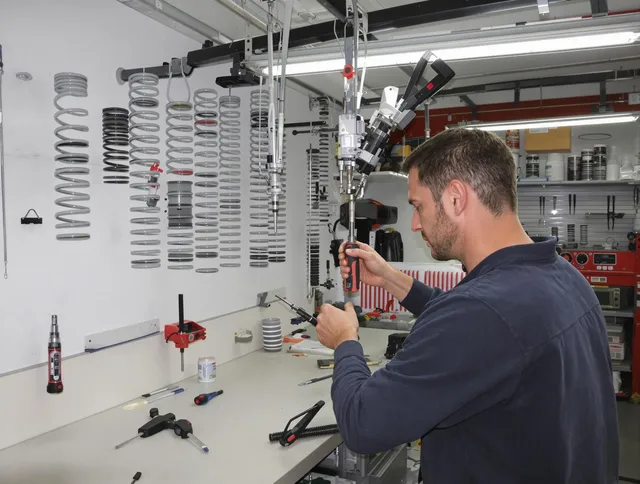 Madison Garage Door Repair safety certified technician performing precision spring replacement in Madison